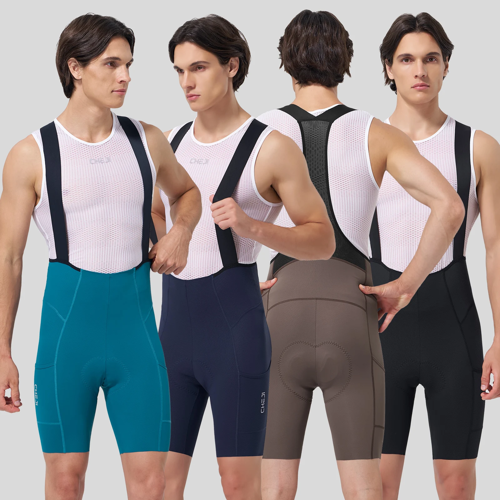 Cheji Men's Cycling Bib Shorts image 8