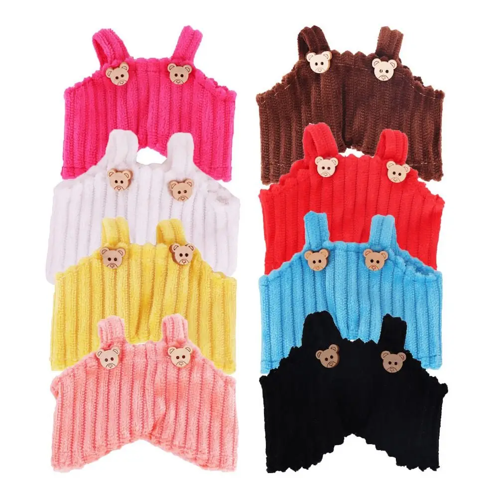 

Solid Color For Labubu Suspender Pants All-match DIY Doll Overall Girls Pretend Play Toy Handmade Doll Pants