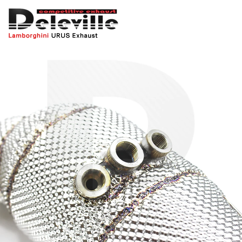 أنبوب العادم النازل لامبورغيني URUS 4.0 2018 + أنبوب التدفق الحر للسباق SS304 مع نظام العادم OPF/DPF