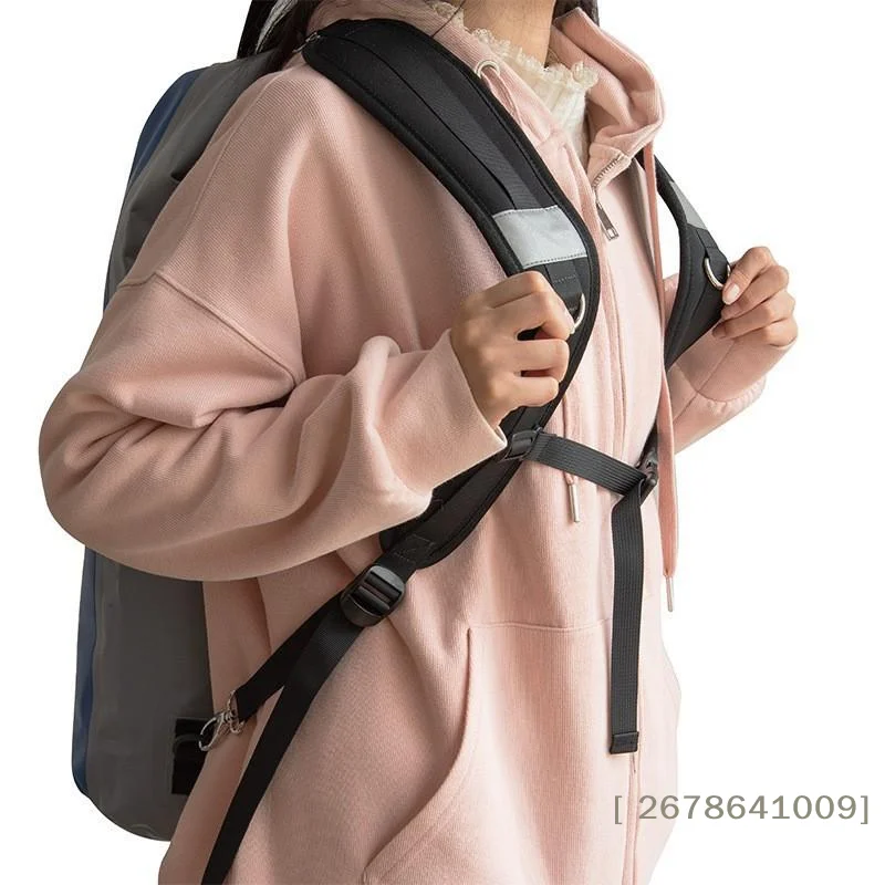 ⚑Adjustable Backpack Shoulder Straps With Reflective Strips And Anti Slip Chest Buckle For Hiking Commuting School Outdoor