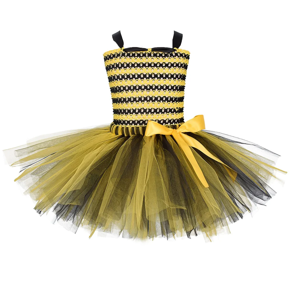 

Tulle Skirt Party Skirt For Girls Girls Bee Costume Party Costume Kids Dance Halloween Cosplay Outfit For Kids