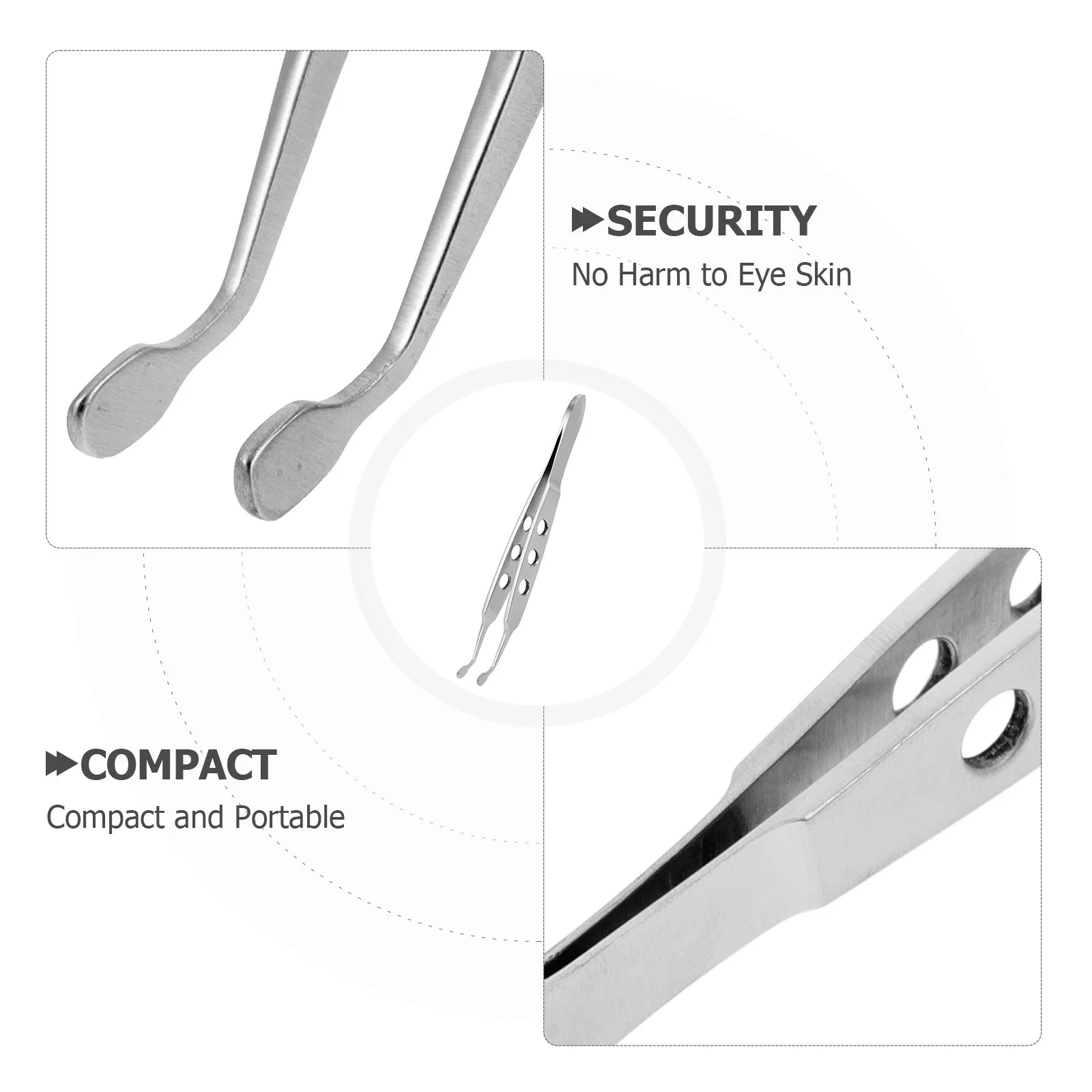 Meibomian Gland Expressor Eyelid Massage Tweezer Stainless Steel Dry Eyes Tool Professional Eye Care For Home Salon Use