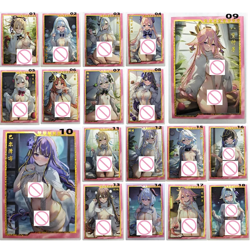 

Японское аниме «История богини» Yoimiya Kamisato Ayaka Sangonomiya Kokomi Коллекционные карты Рождественский подарок на день рождения детские игрушки