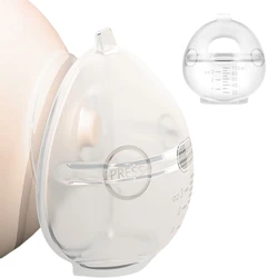 BPA Free Silicone Breast Milk Collector 100ml Portable Wearable Milk Storage Bag Leak-proof Manual Breast Pump Milk Collector