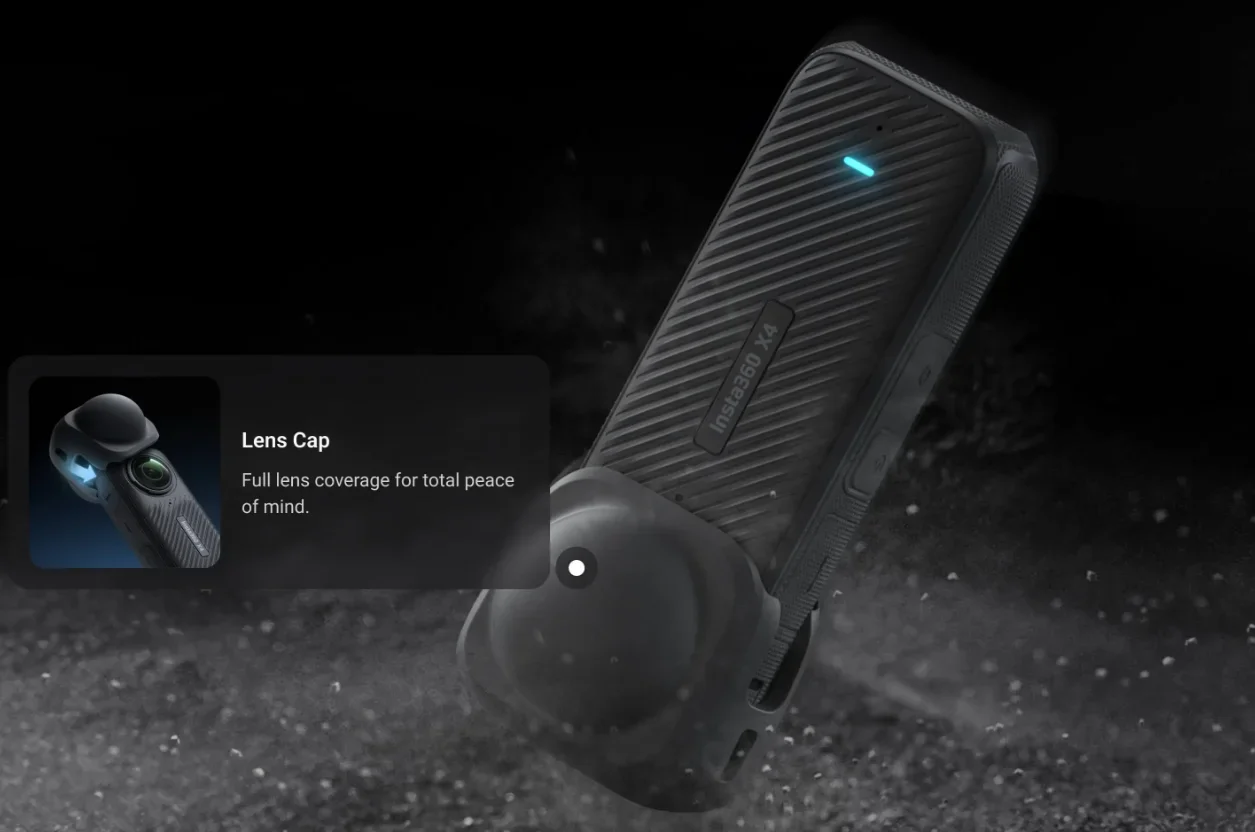 Insta360 X4 الرياضة بانورامية HD دراجة نارية ركوب الكاميرا 360 المضادة للاهتزاز شاشة تعمل باللمس تسجيل الفيديو كاميرا مقاومة للماء #1