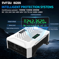 DATOUBOSS 3500W Pure Sine Wave Inverter EU Home Factory Use 24V LED Display Modification Voltage Transfer Converter Universal