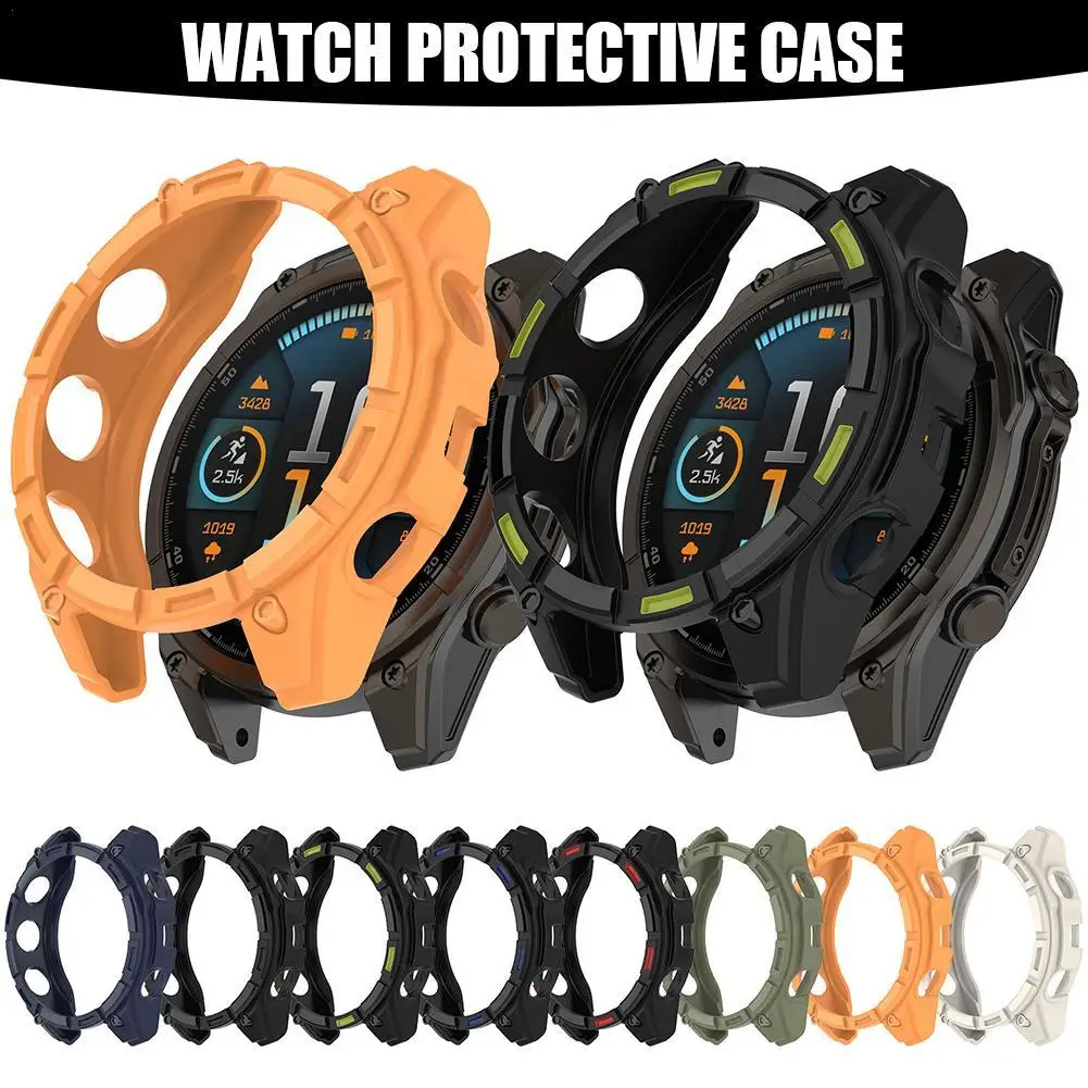 TPU Case For Garmin Enduro 3 Protector Samrt Watch Strap Shell Enduro3 Cover Bumper Silicone Skin Accessories