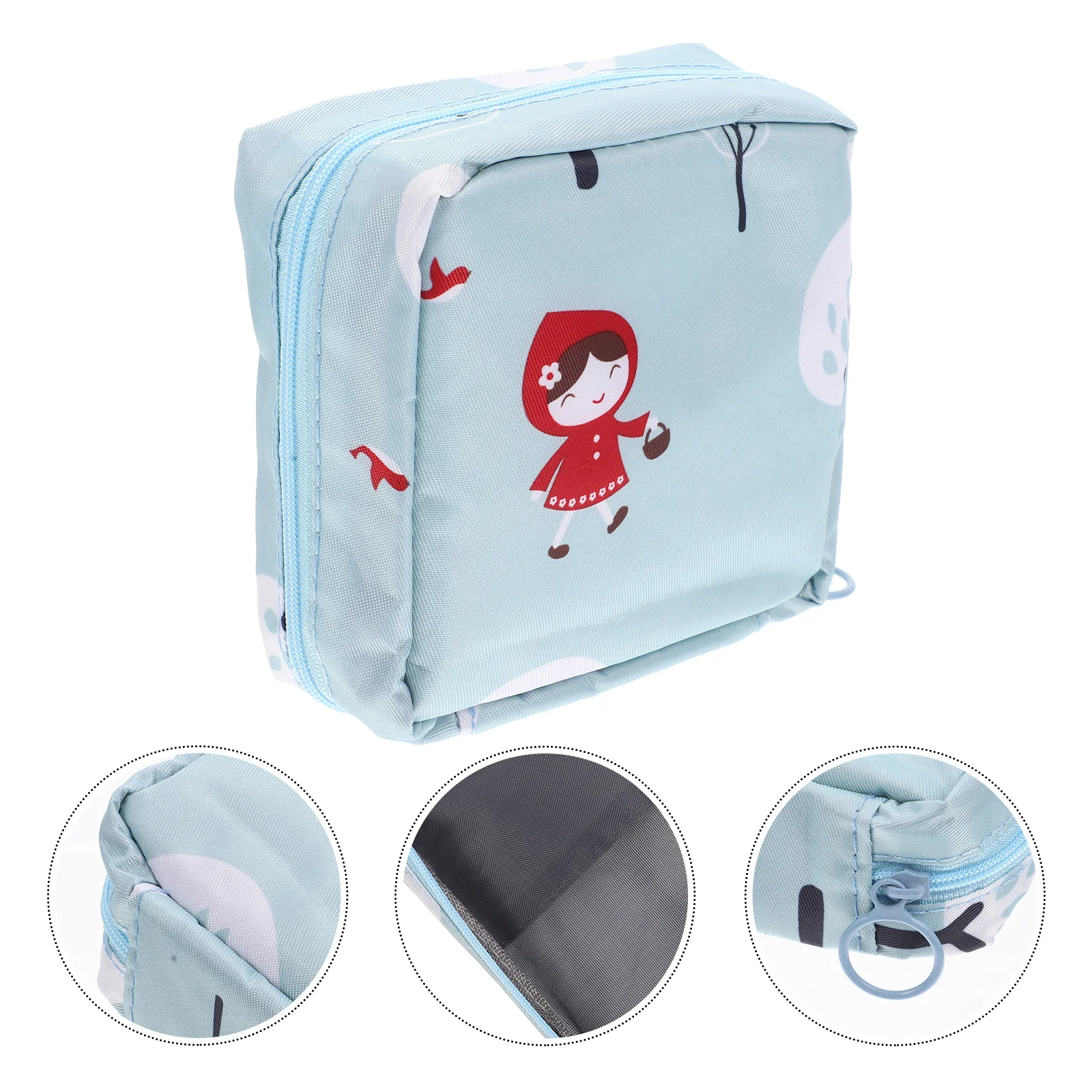 

Sanitary Napkin Storage Bag Multi-Function Feminine Care Pouch Convenient Period Bag for Travel School Office Use Delicate