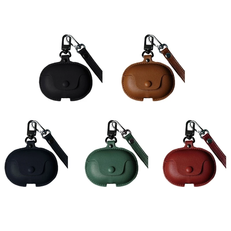 

Кожаный корпус для наушников, гибкий защитный чехол, кожаный чехол, чехол для зажима для ушей, чехол для беспроводных наушников