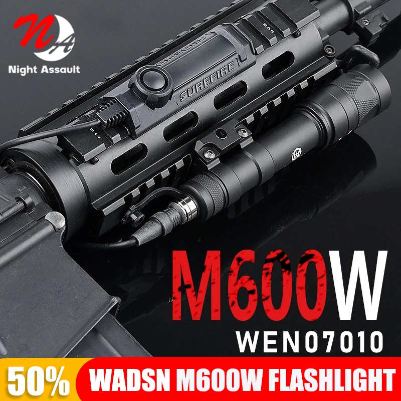 

WADSN Airsoft M600W SF Flashlight Tactical Gun Light Strobe Weapon Light SF M600W Rifle Lamp Dual-function Remote Switch