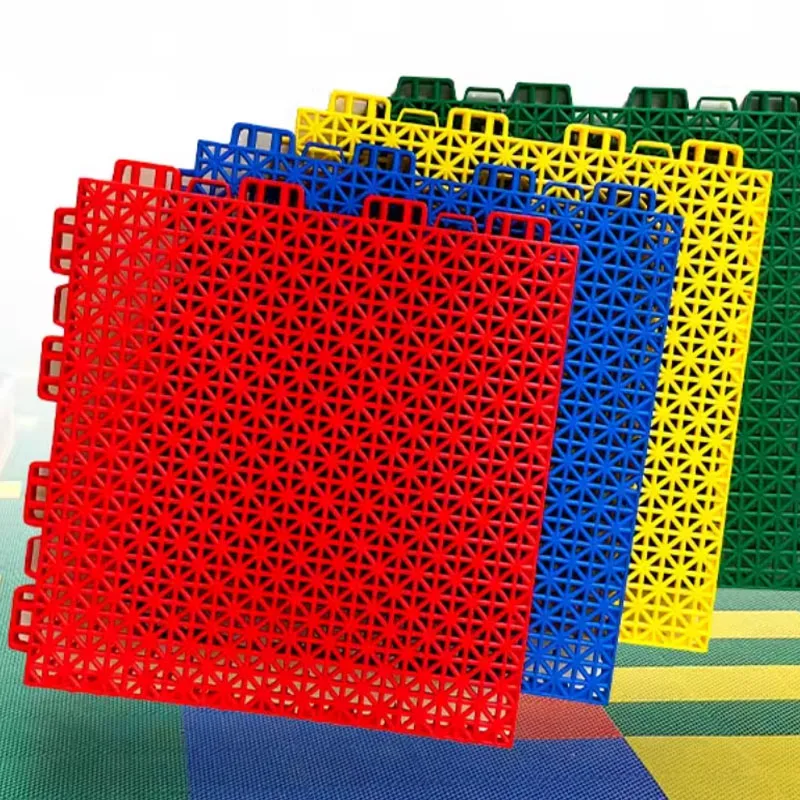 Outdoor assembled flooring sports ground runway mats garden Kindergarten splicing Grille Mats grid playground suspended floor