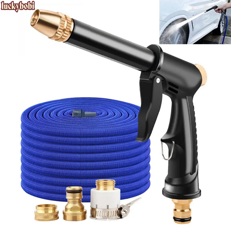 

Portable High-Pressure Water Gun For Cleaning Car Wash Machine Garden Watering Hose Nozzle Sprinkler Foam Water Gun Accessories