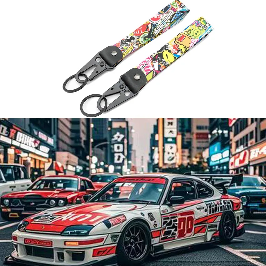 Car JDM modification cultural charm keychain, car parts GR eagle beak buckle