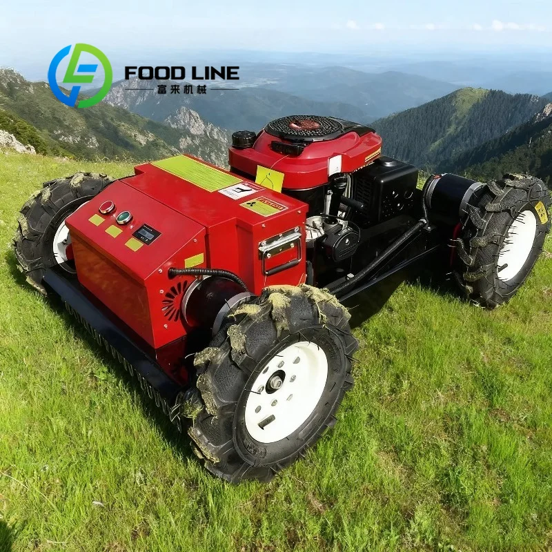 Remote Control Lawn Mower For Park Scenic Area Large Area Grass Cutting For Tourist Attraction Site