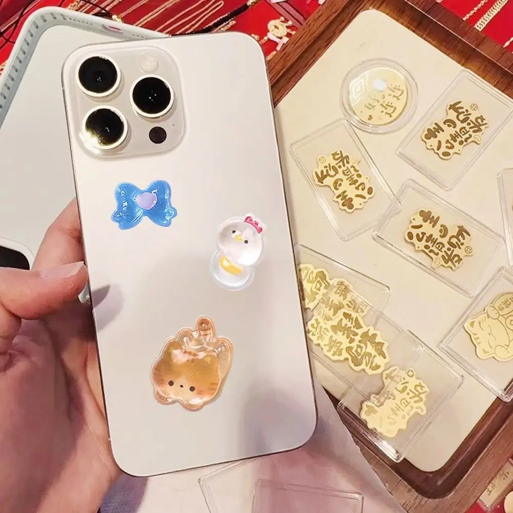 DIY Relief Jelly Sticker Plastic Diary Scrapbooking Relief Stickers Hand Tent Multi-color Aesthetic Stickers