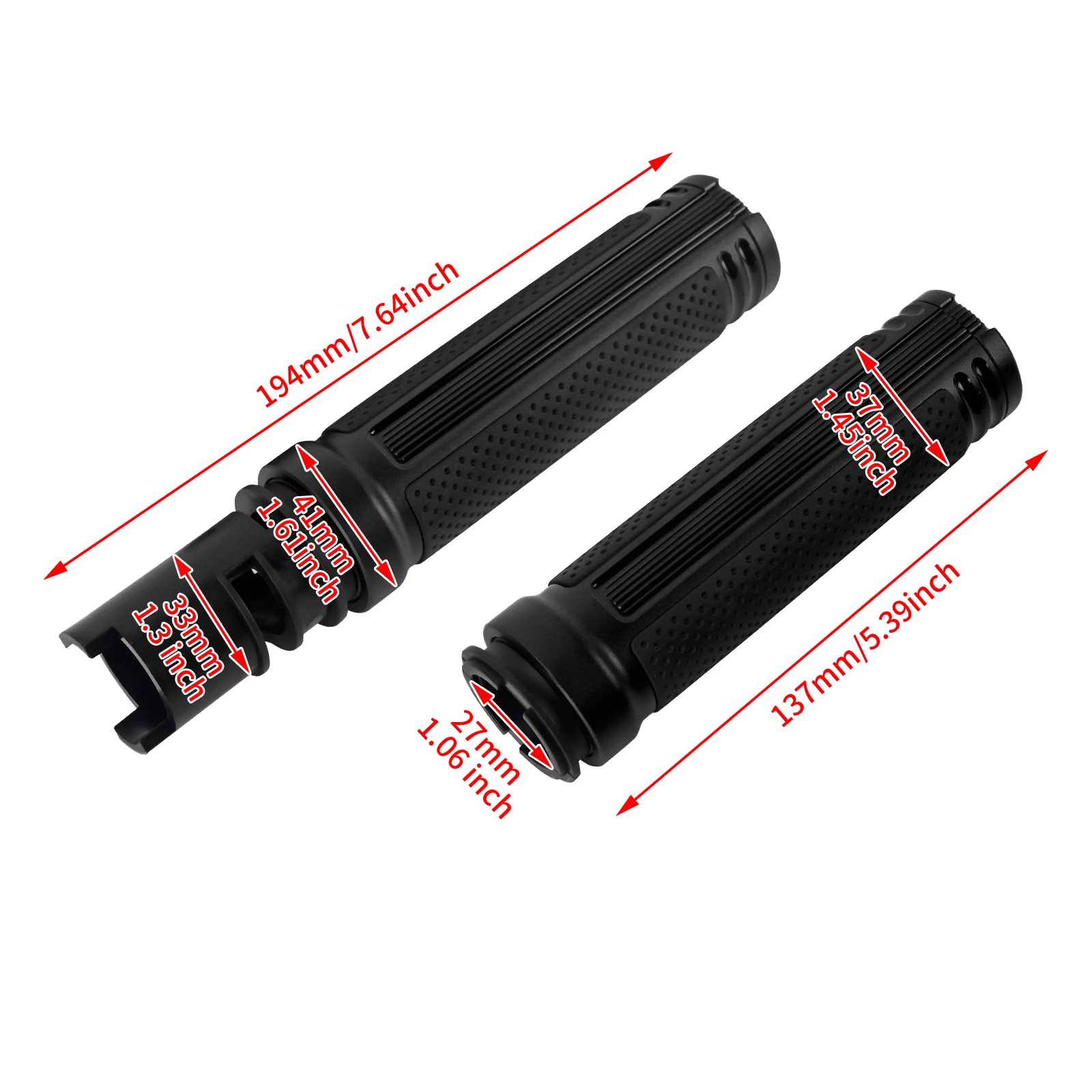 Motorcycle 1'' Hand Grips CNC Non-Slip Handlebar Grip For Harley Softail Fat Boy Heritage 25-Up Touring Street Road Glide 23-25