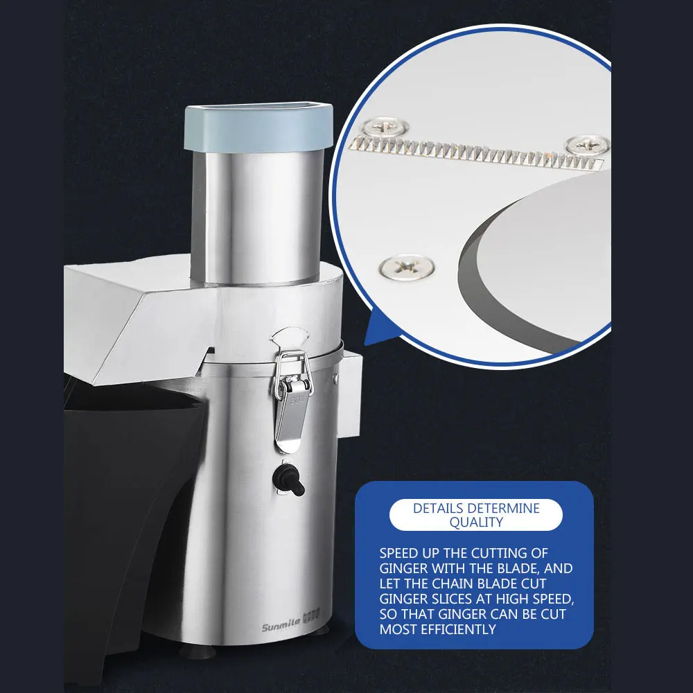 آلة القطع التجارية الأوتوماتيكية آلة قطع أسلاك الزنجبيل الفولاذ المقاوم للصدأ الميكانيكية والكهربائية