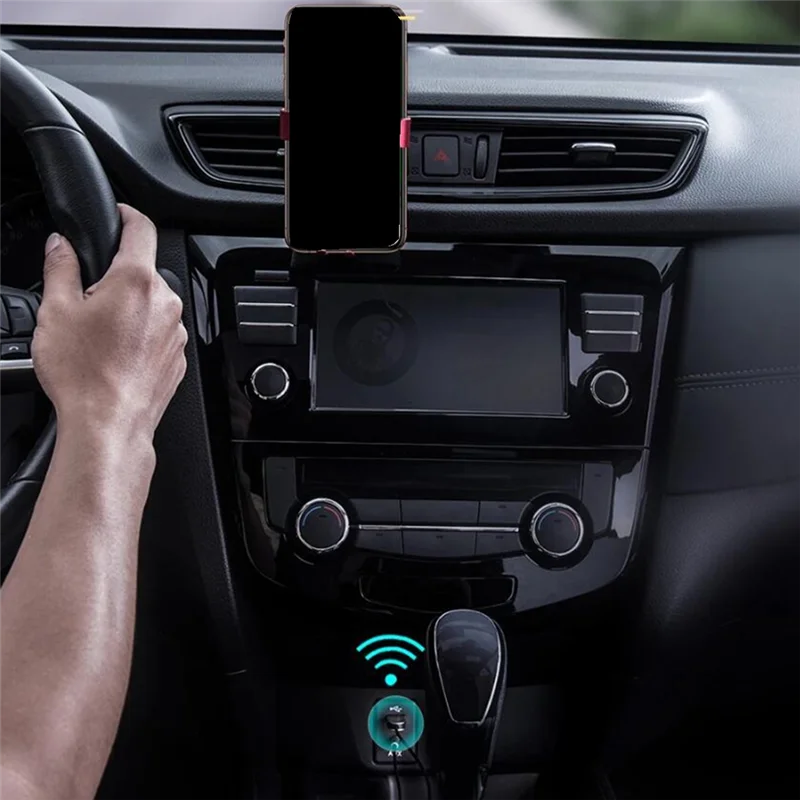 

-WSFS BT870 Wireless Car Audio System, Bluetooth Connectivity, Built-In Mic For Handsfree Calling, Music & Navigation Broadcast