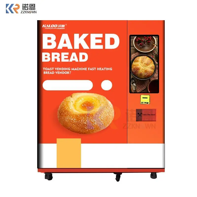 Automatic Fresh Toast Baking-Bread Vending Machine With Smart Oven