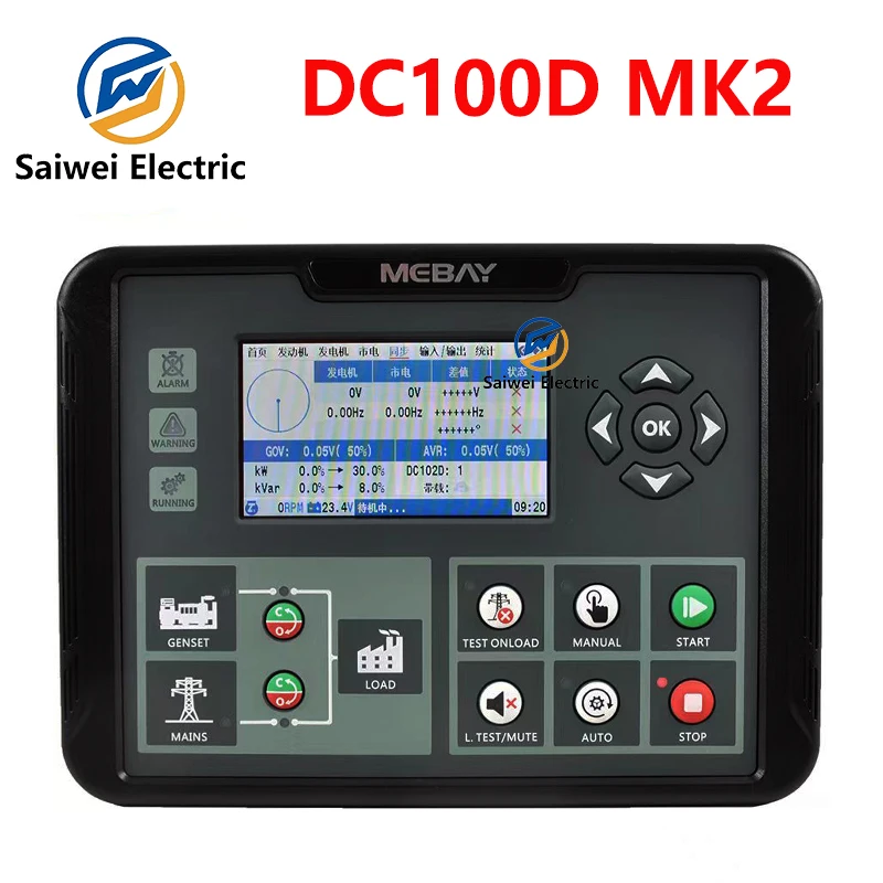 

Дизельный двигатель MEABY Mingbei DC100D MK2, параллельный сетчатый контроллер модуля управления