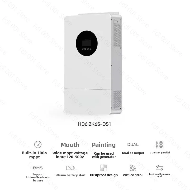 48V to 220V MPPT Solar Inverter Charger Pure Sine Wave Off Grid