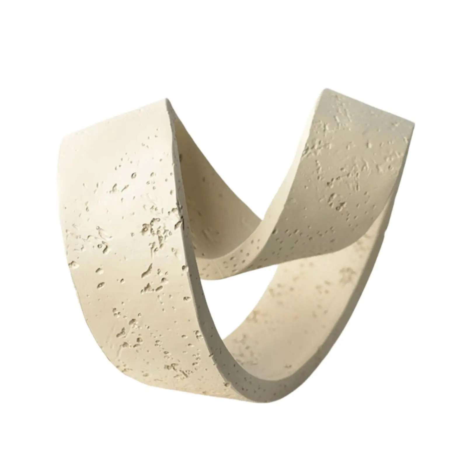 Abstract Sculpture Decorative Loop Sculpture Curved Tabletop Ornament for Living Room, TV Cabinet, Coffee Table