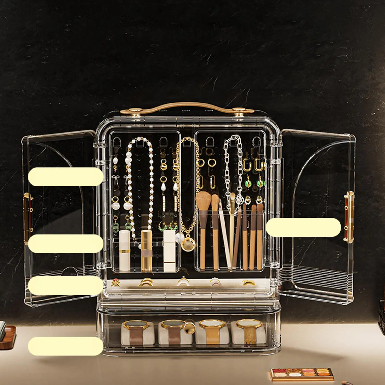 

Jewelry Stand Organizer Storage Earring Holder for Pendant Bangle Necklaces