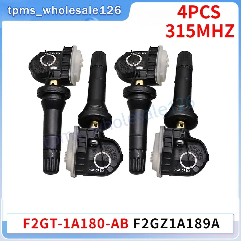 315MHZ TPMS F2GT-1A180-AB Tire Pressure Sensor 4PCS For 2015-2018 Ford Edge F-150 Mustang F2GZ-1A189-A F2GT-1A150-AB F2GT1A180AD