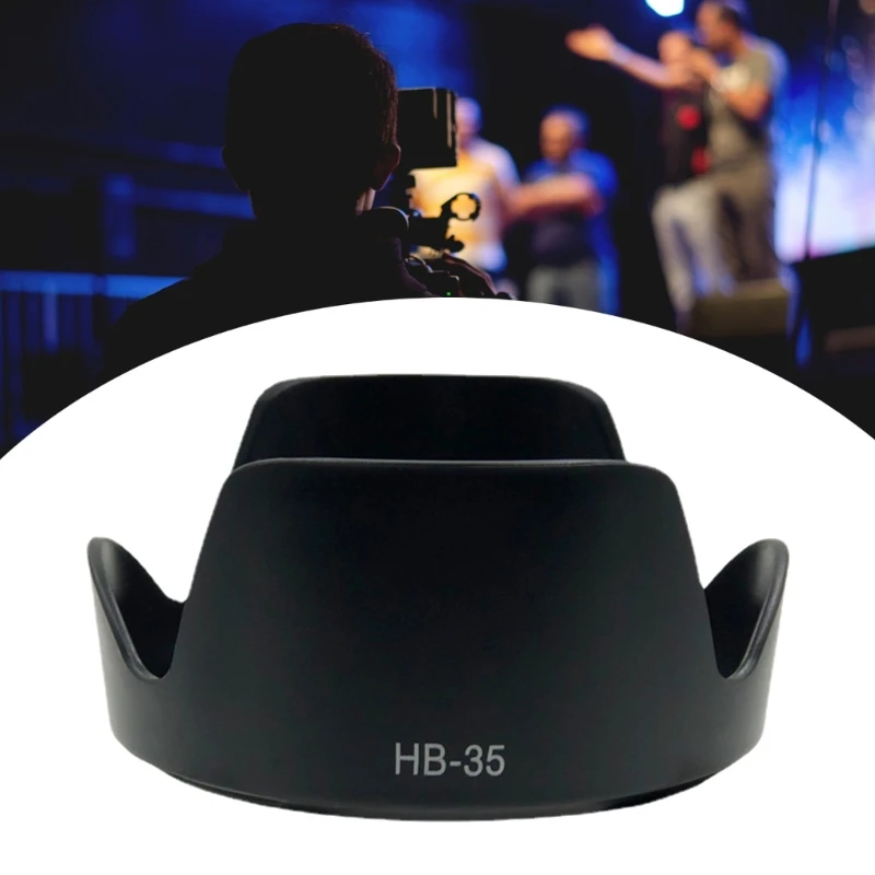 HB35 Lens Hood for Nkkor 18-200mm F/3.5-5.6G Prevents Glares and Provides Lens Protections