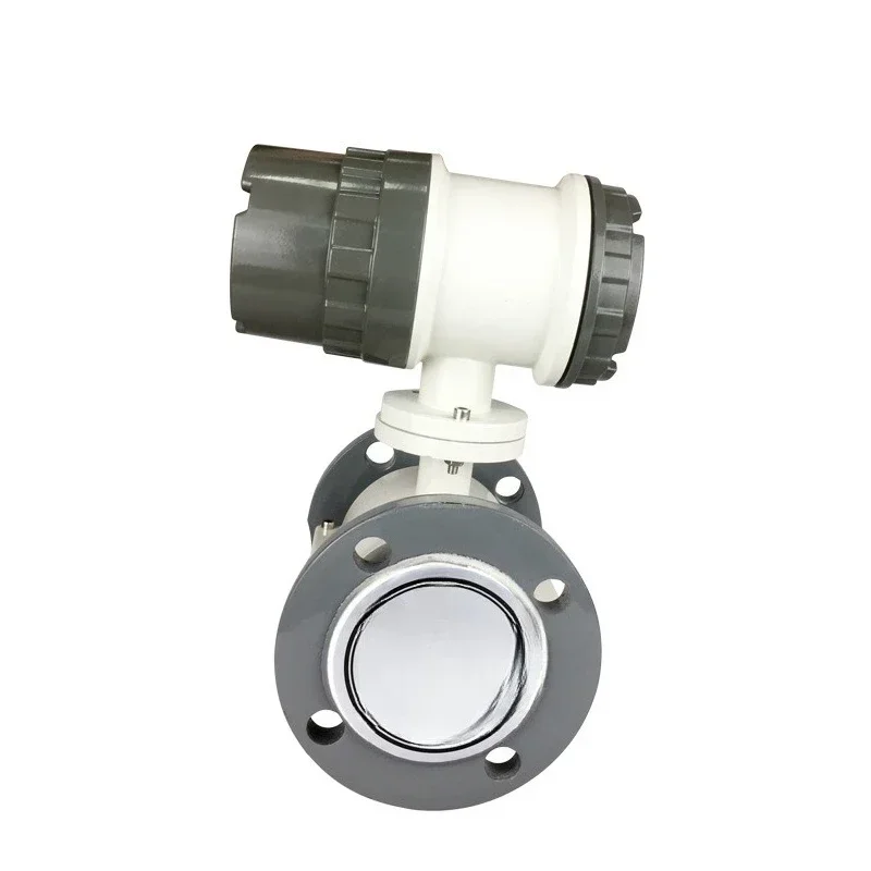 Intelligent electromagnetic flowmeter, industrial wastewater electroplating mud liquid pipeline, high-precision electromagnetic