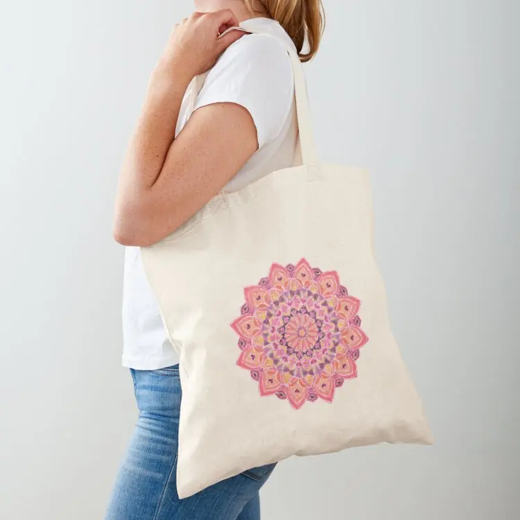 batik mandala - navya Tote Bag women bag Portable shopping bag cute pouch canvas bags