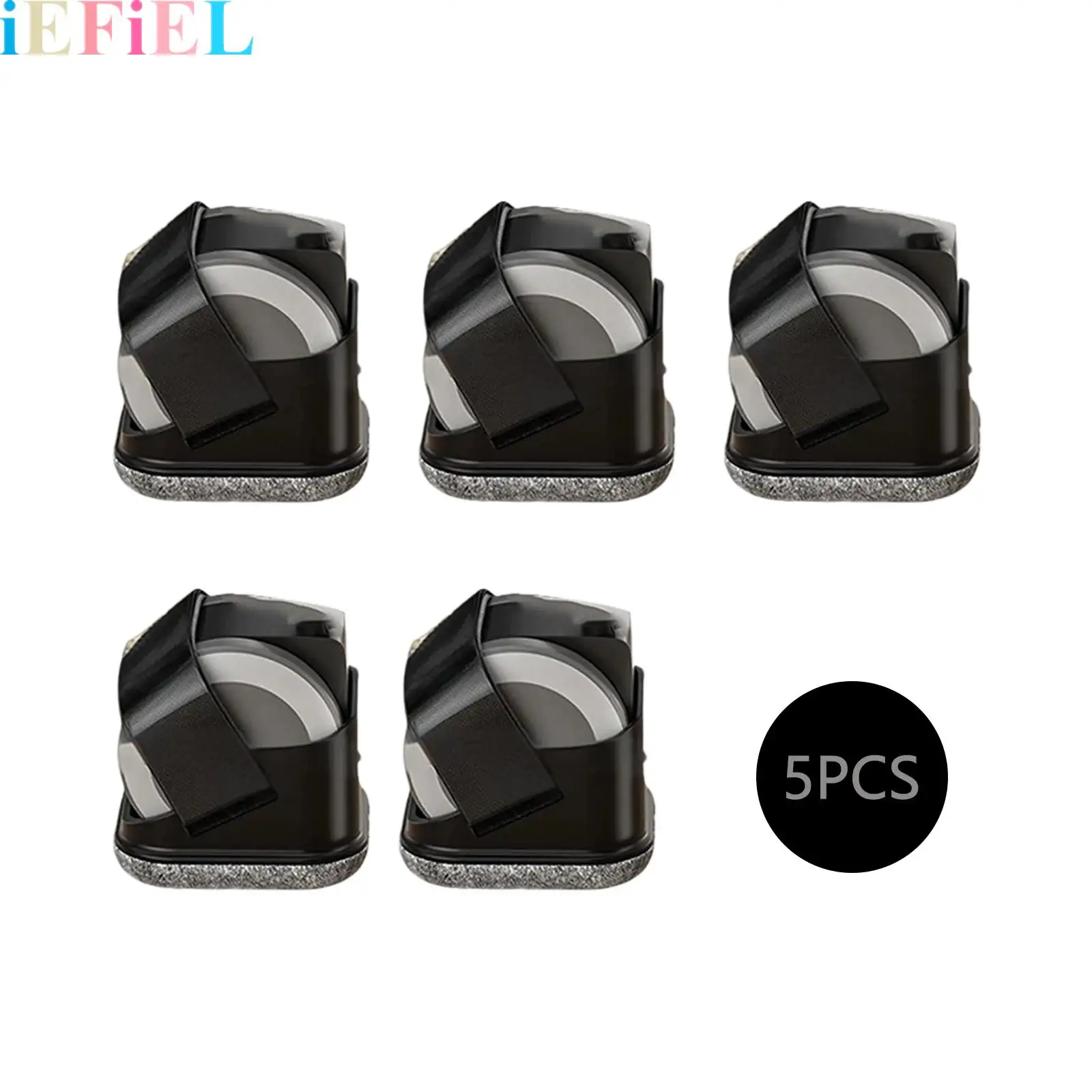 

5Pcs Office Chair Wheels Stoppers Furniture Wheel Caster Cups with Felt Bottom Pads for Rolling Chair Office Use