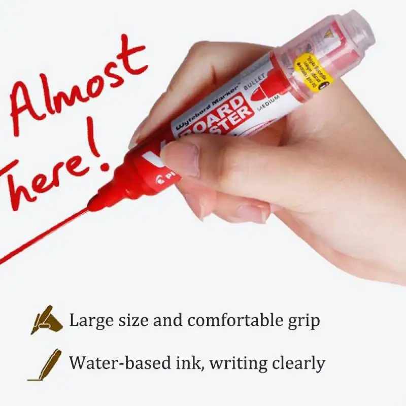 Pilot Whiteboard Pen Stationery Erasable Replaceable ink Refillable Markers 0.7/2.2-5.2/2.3/3.0-6.2/ 3.2/5.0-12mm Durable Tips