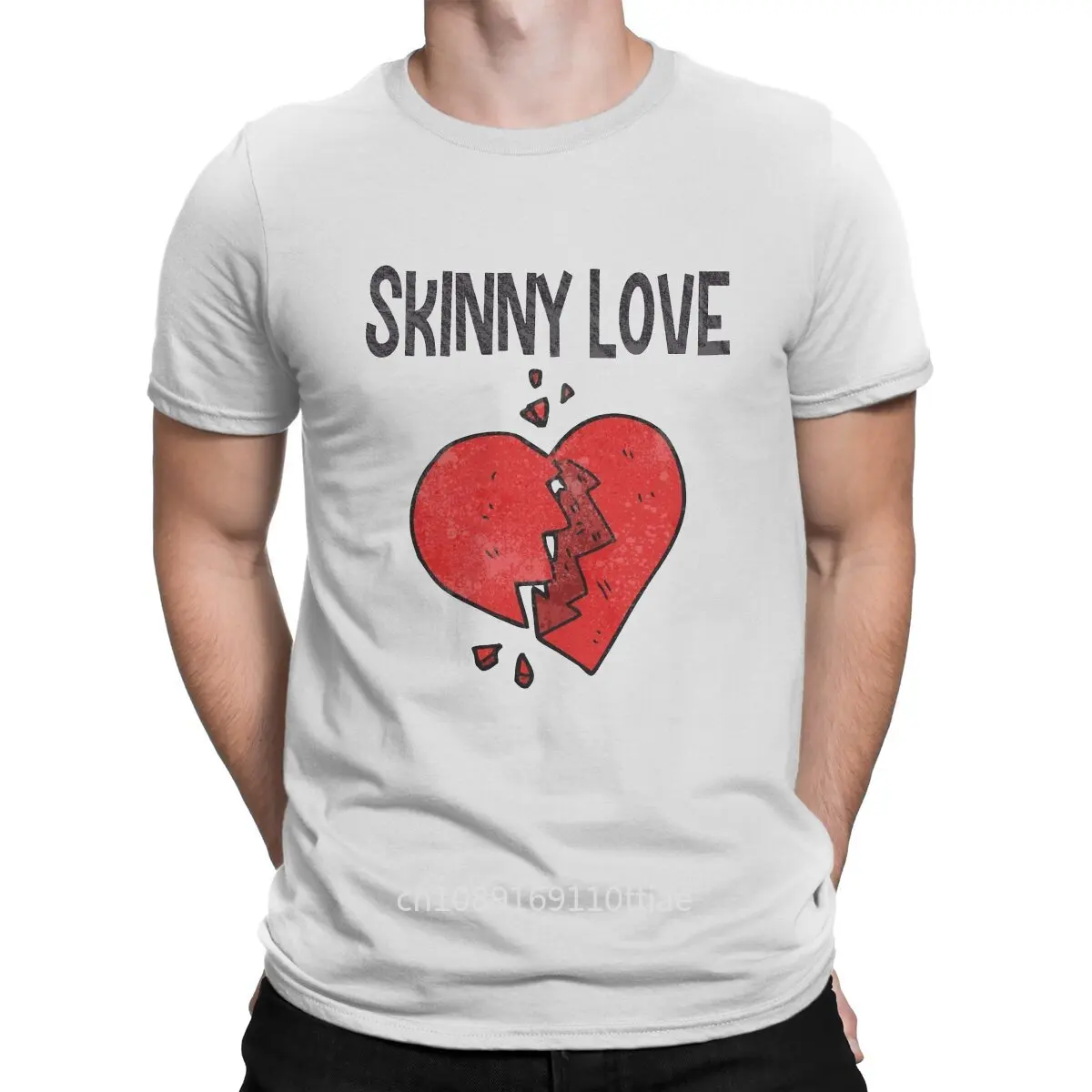 Skinny Love T Shirts Men's  Pure Cotton Vintage T-Shirt Round Neck B-Bon Ivers Tees Short Sleeve Clothing Gift Idea