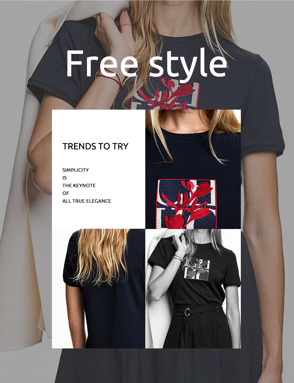 CH Sommermode Vielseitiges Slim-Fit T-Shirt Hochwertiges Ausgewähltes Produkt 2026 Neues Besticktes Vielseitiges Damen-Trendtop – Detail 6
