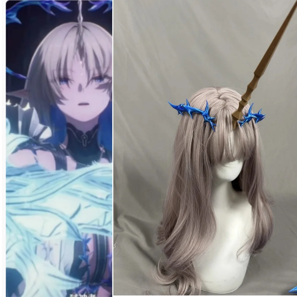 

Wuthering Waves Cartethyia Fleurdelys Cosplay Headwear Halo Horn Props for Event Con Party
