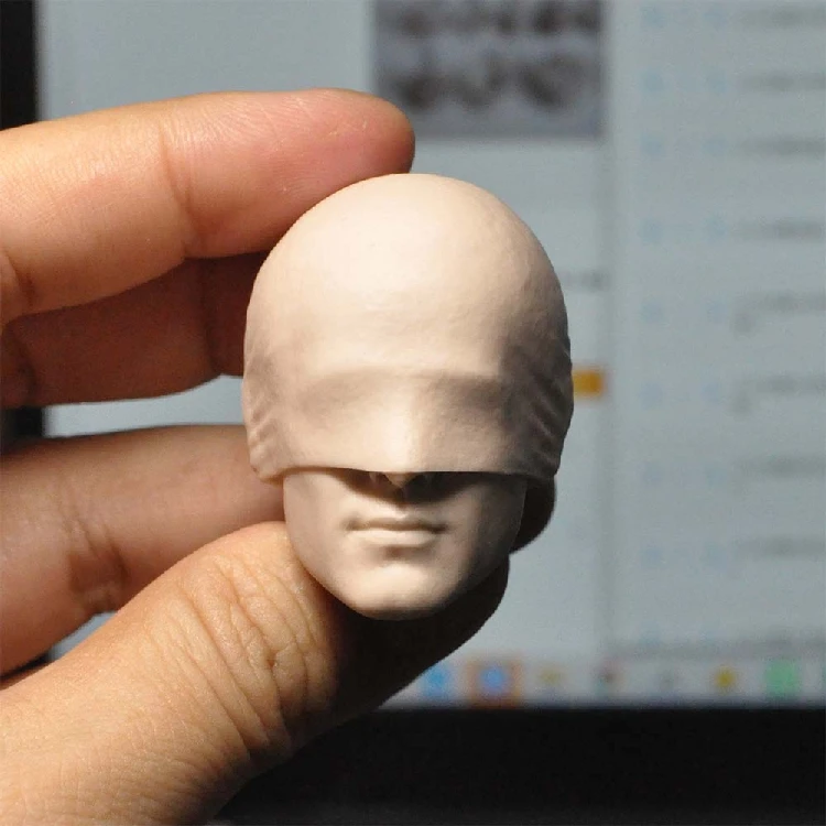 1/6 Die Cast Resin Picture Model Assembly Kit Daredevil Head Carving (55mm) Unpainted Free Shipping