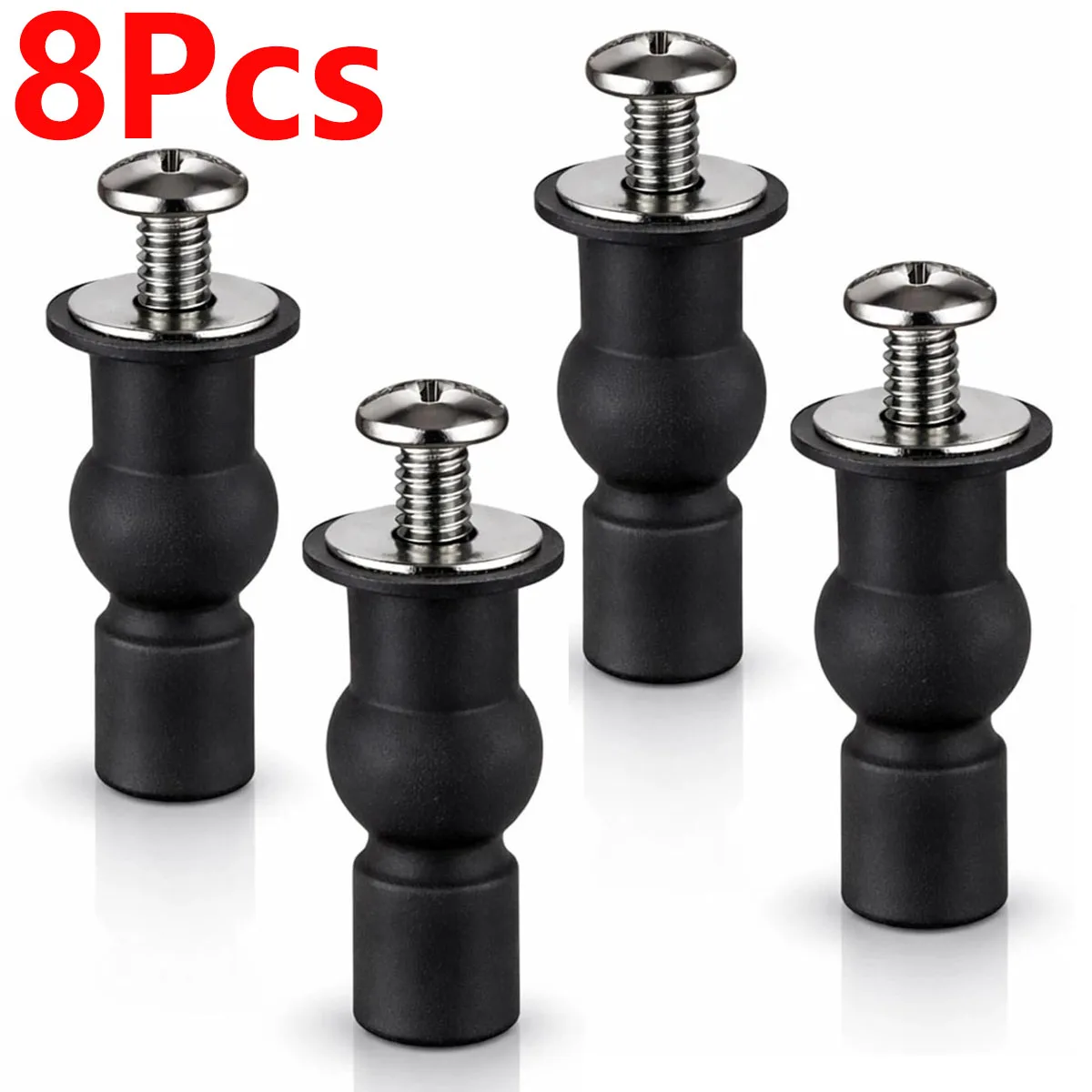

8Pcs Toilet Seat Screws Replacement Kit Hinge Expanding Top Bottom Load Nuts Fixing Bolts WC Blind Hole Bathroom Accessory DIY