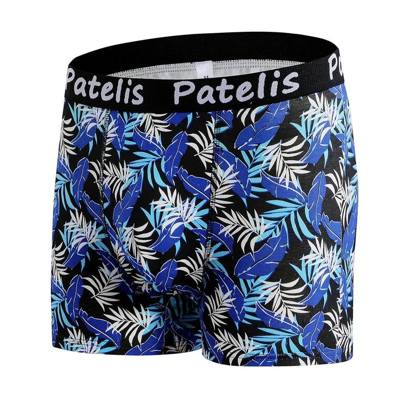 4pcs/suit Boxer Shorts Men's Plus Size Underwear Boxer 6xl Is 95-210kg Large Size Comfortable Bicycle Shorts