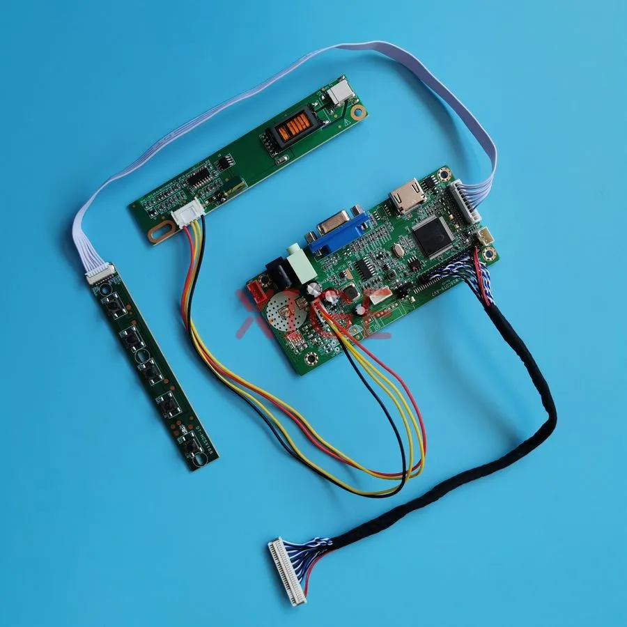 

For B170PW05 B170PW06 B170PW01 B170PW03 LCD Monitor Controller Drive Board DIY Kit LVDS 30-Pin 1440x900 1-CCFL HDMI+VGA 1440*900