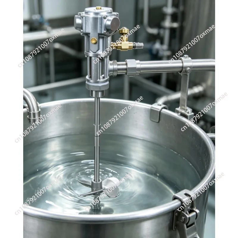 1/8HP 2800RPM Aluminum Pneumatic Agitator, Industrial Mixer for 5 Gallon & 60L Barrel