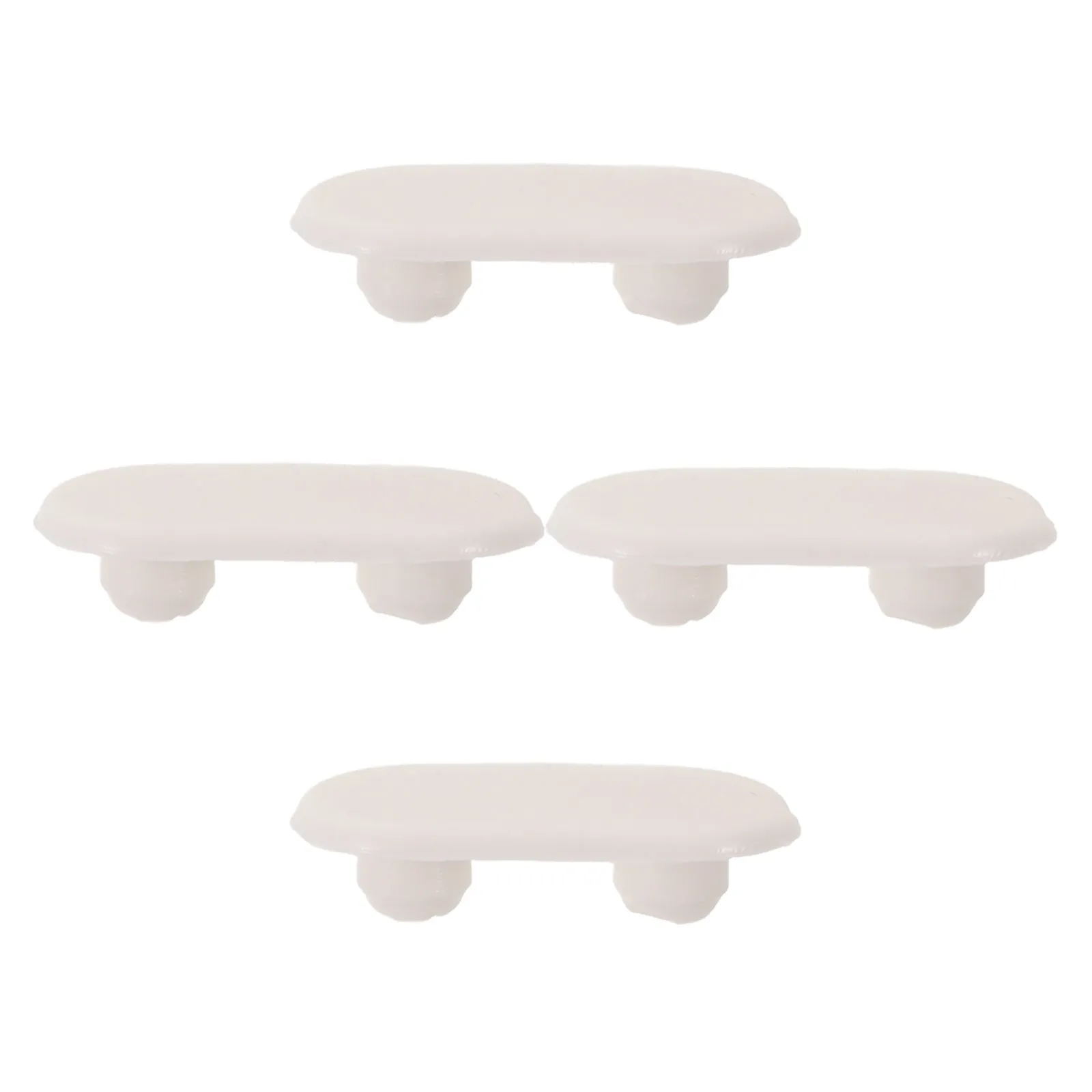 4Pcs Universal Toilet Seat Bumpers Noise Reduction Cushion Pads Toilet Lid Shock Absorber Bathroom Seat Stabilizer Kit