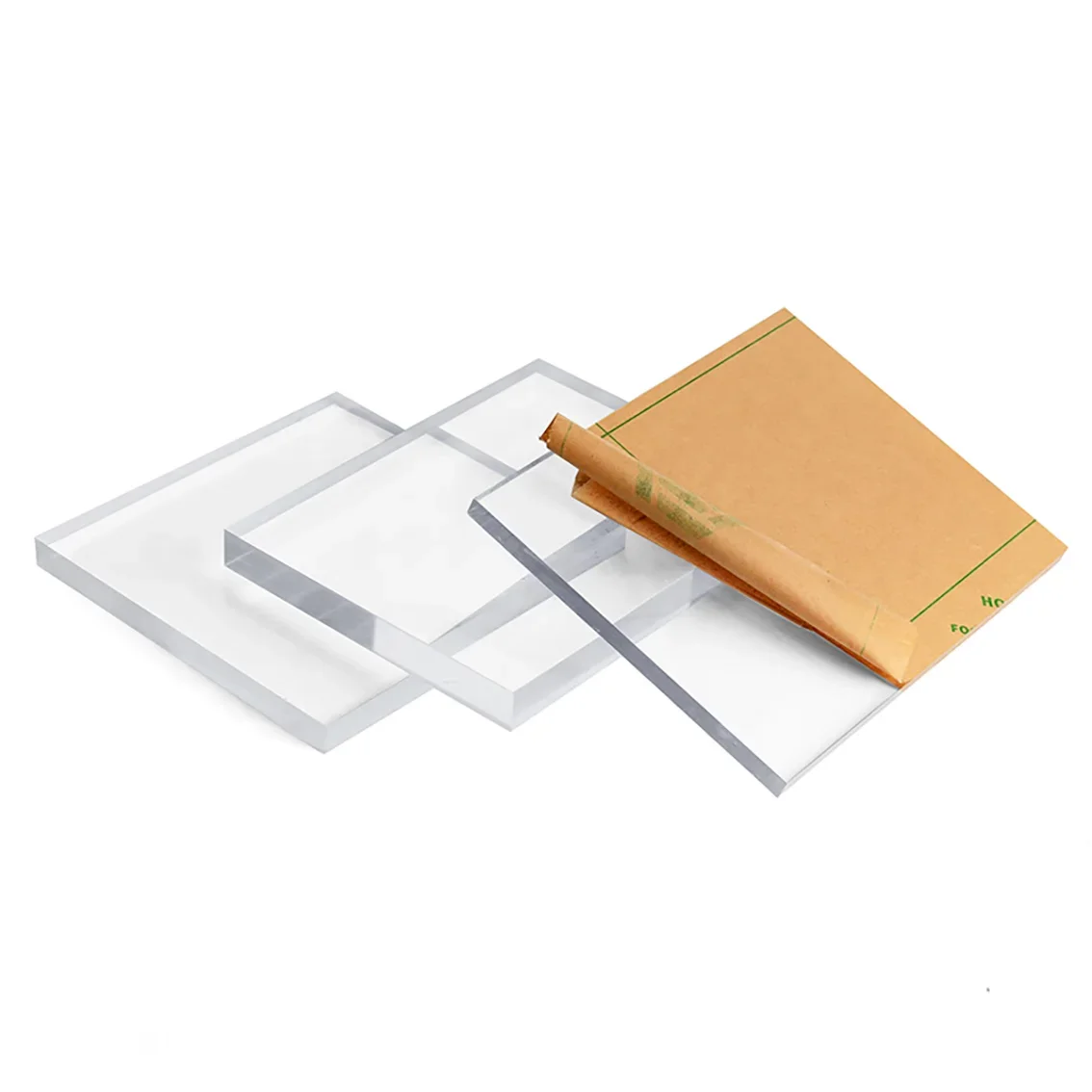 1Pcs 1.5mm Thickness Rectangle Transparent Plastic Sheet Board Processing Picture Frame Glass Display Rack DIY Manual Material