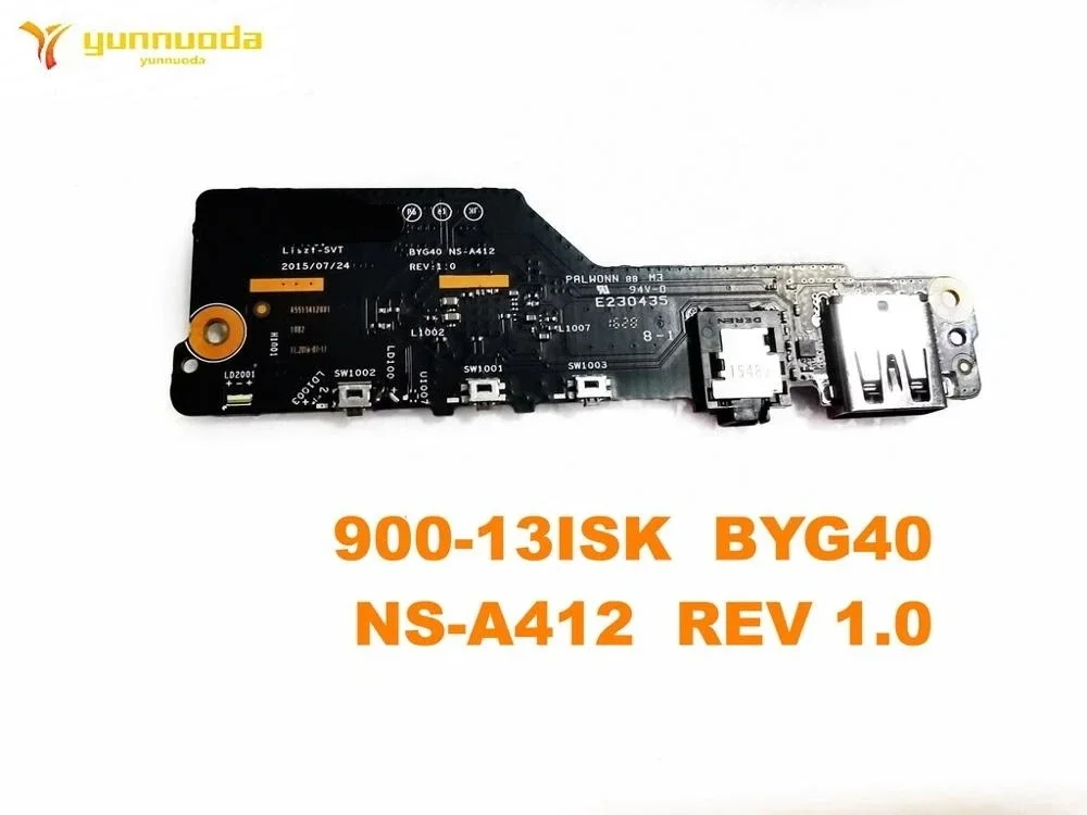 BYG40 NS-A412 For Lenovo YOGA 900-13ISK USB board Power Button Board  tested good