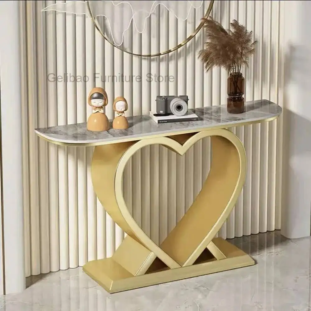 Entree Console Table Marble Nordic Design Glamour Esthetische Console Table Beauty Minimalistisch Tisch Wohnzimer Home Furniture