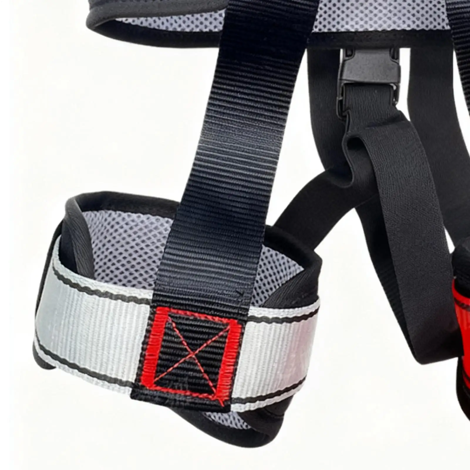

Climbing Harness Adjustable Waist Leg Loops Safety Belt Mountaineering Harness For Roofing Construction Rappelling Fire Rescuing