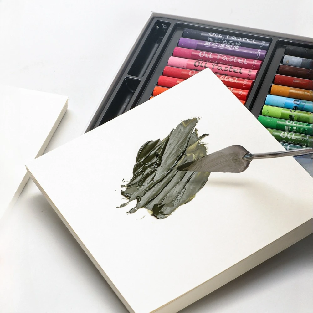 32k/16k/A5/A4/15/20/10cm Square Oil Pastel Paper 200/300gsm Cotton Art Paper for Students Oil Pastels Markers Drawing Sketching
