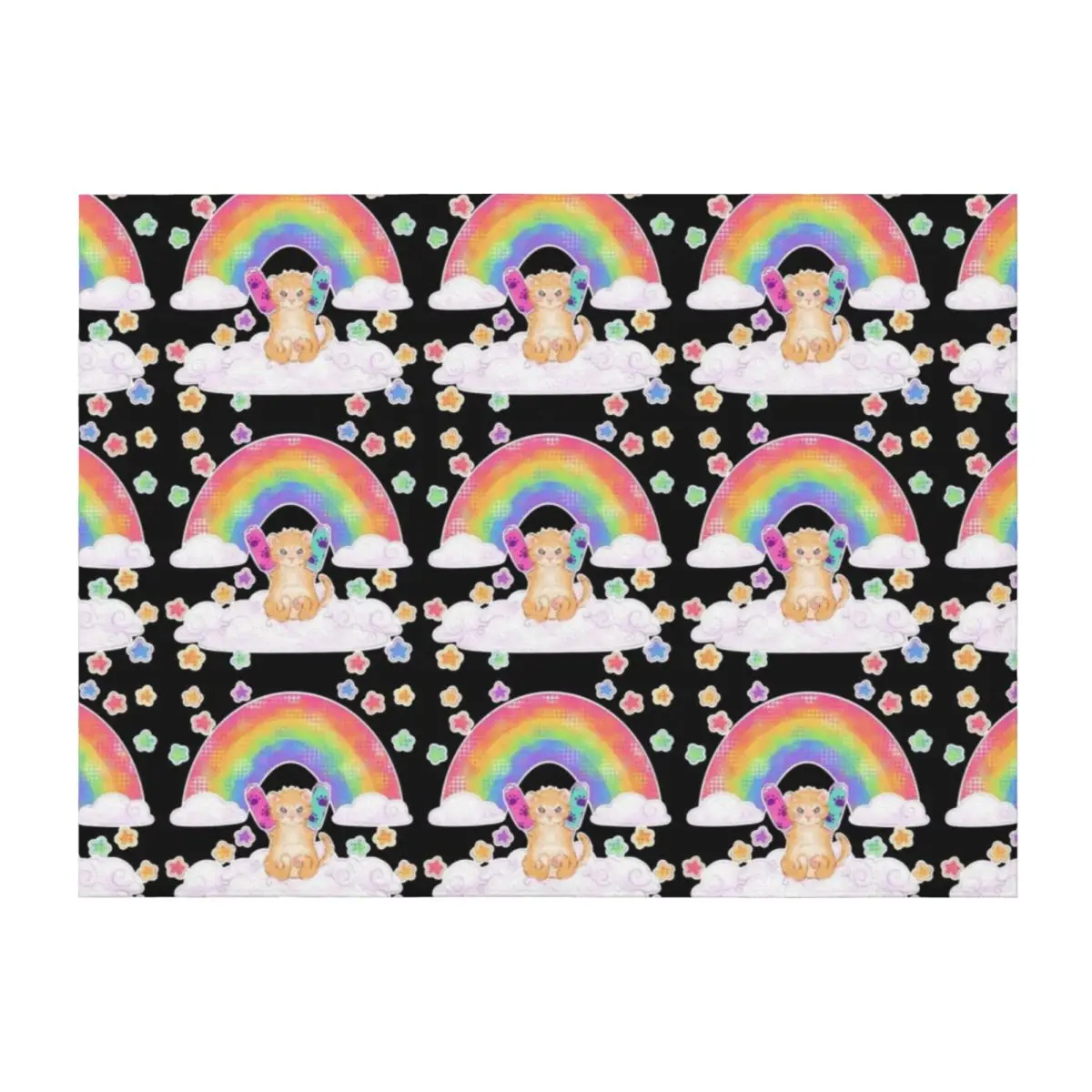 

Rainbonkers Throw Blanket Sofas Thin Blankets For Bed Custom Blankets