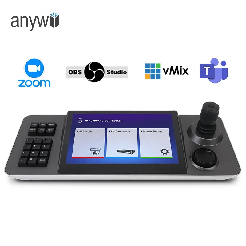 C1 Mini Touch Screen Controller Joystick Live Stream Camera Broadcasting Video Conference Controller Joystick Keyboard