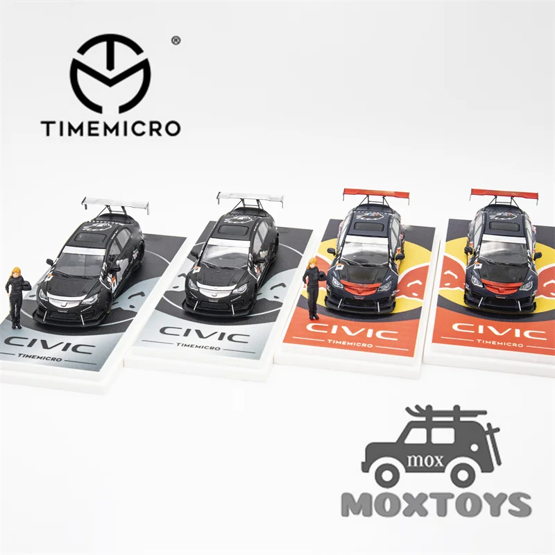 

Time Micro 1:64 Civic RB / Silver Bull Limited999 Diecast Model Car